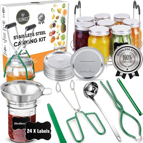 canning equipment.